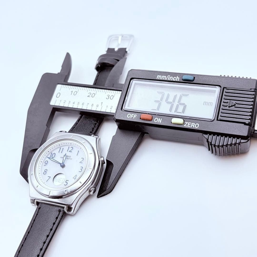 Working CASIO Solar Wave Ceptor Watch Blue Hand Day