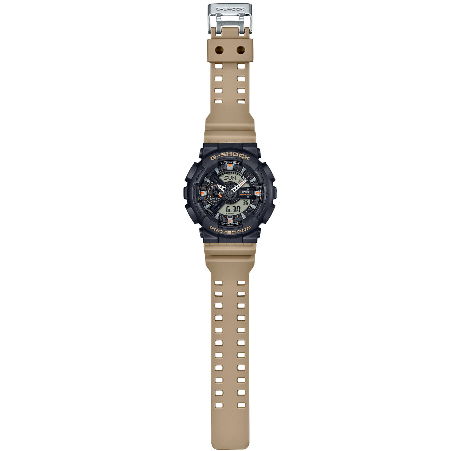 Casio G-Shock GA-110TU-1A5JF Quartz Black Dial 51.2 mm Watch