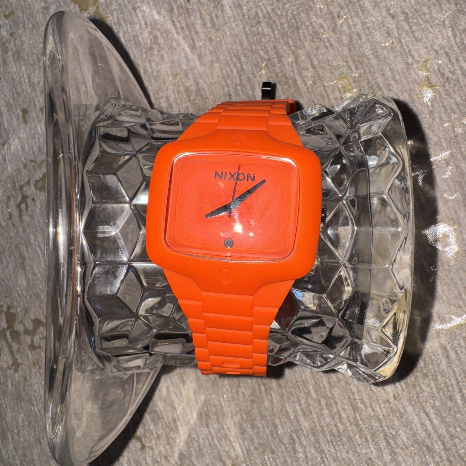 Nixon The Rubber Player “Yes It’s Real” Orange Surf Men’s Analog Wrist Watch