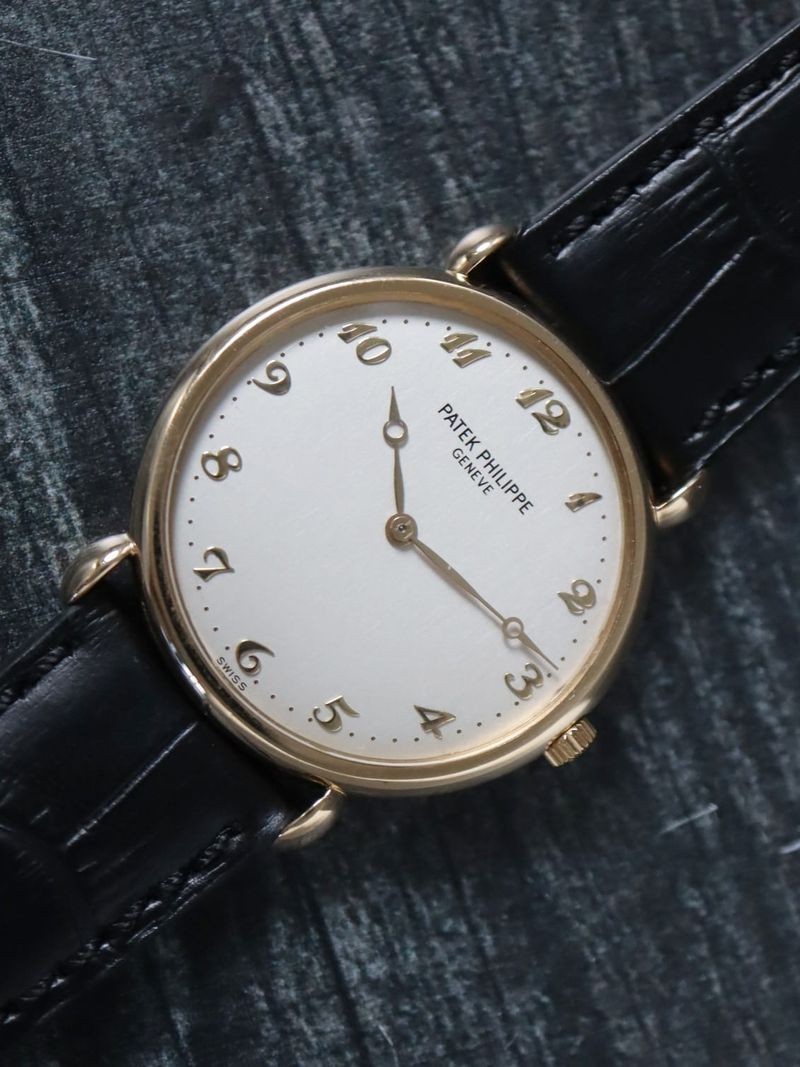 J41608: Patek Philippe 18k Yellow Gold Calatrava, Manual, Ref. 3820