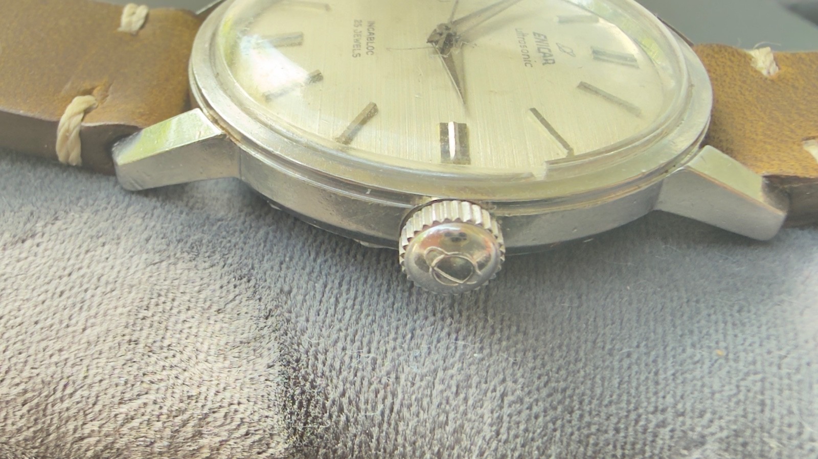 Vintage Enicar Ultrasonic Seapearl – 25 Jewels – Original Dial – Original Signed