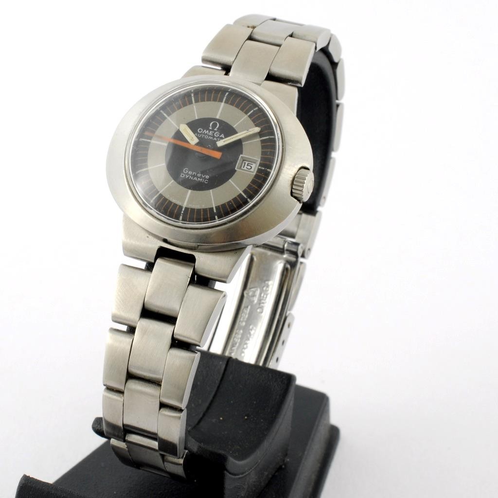 SHIP & TARIFF FREE SERVICED LADIES OMEGA GENEVE DYNAMIC AUTOMATIC DATE BRACELET