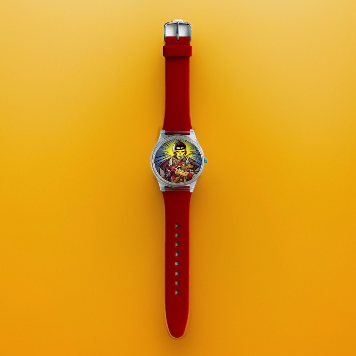 Iron Man Ghostface Killah ODB GZA WU TANG Clan inspired Wristwatch wrist watch