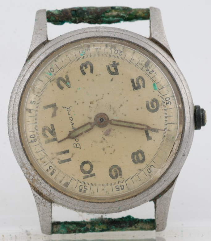 BOULEVARD AVIA SWISS MILITARY WATCH, 17j, 31mm 17mm LUG, FOR REPAIR (NA)