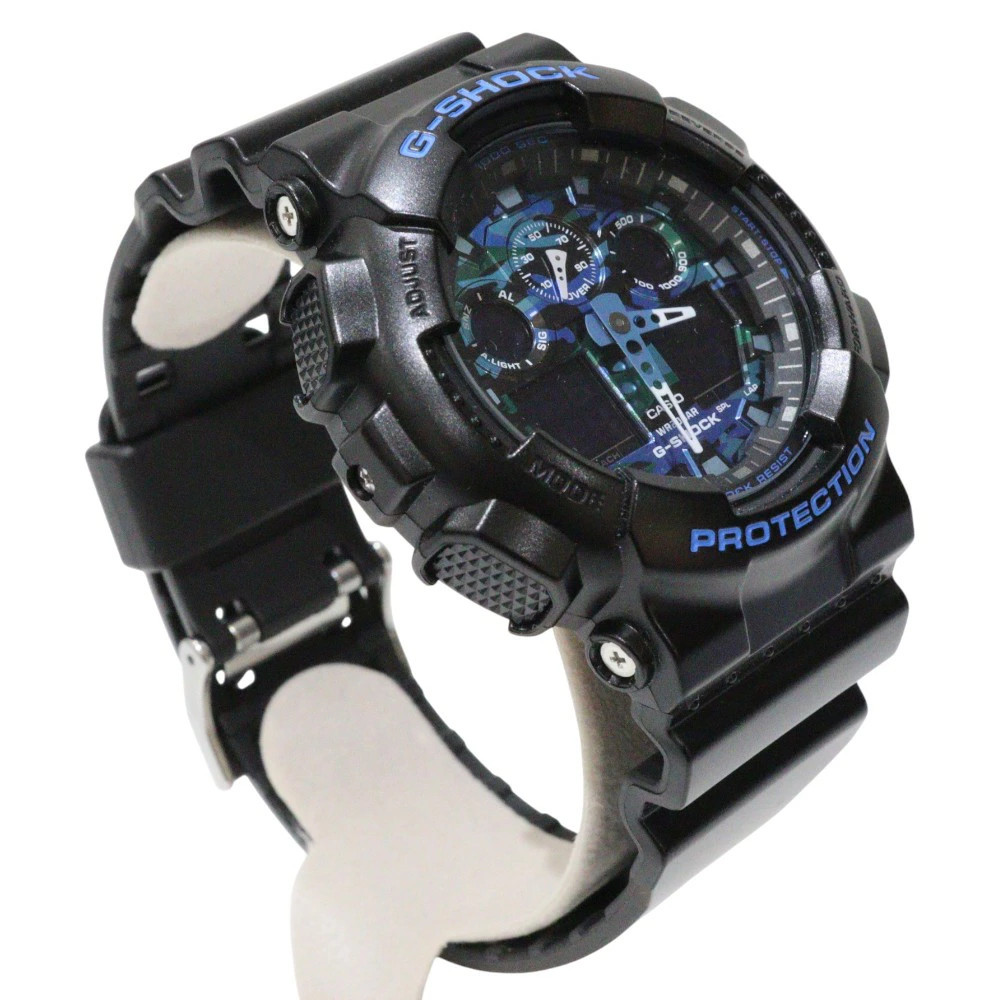 CASIO GA-100CB-1AJF Blue Case Size 51.2mm Men’s Used Watch #51119
