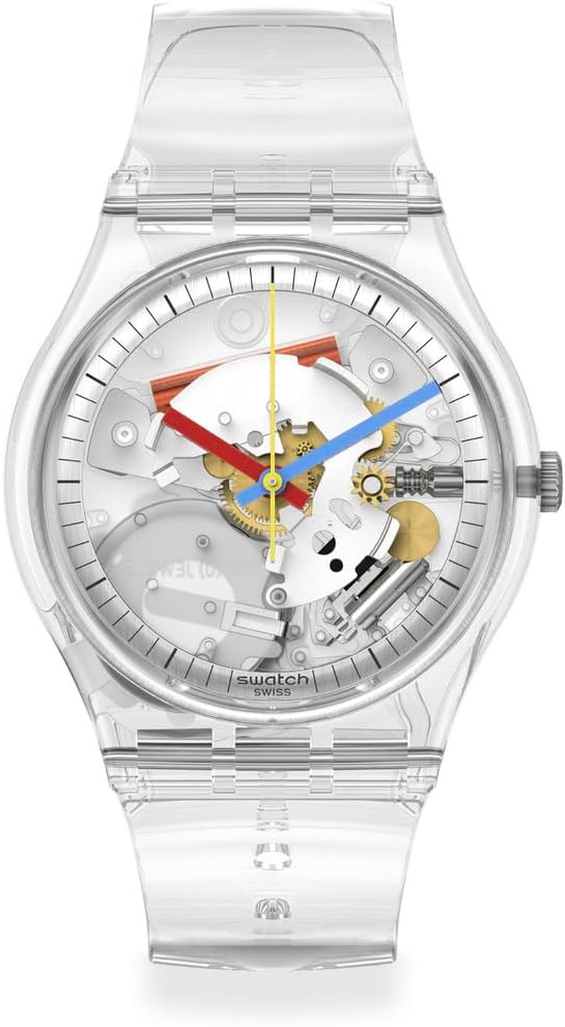 Gent Biosourced Unisex Watch Casual Polymer Transparent Quartz Waterproof Clearl