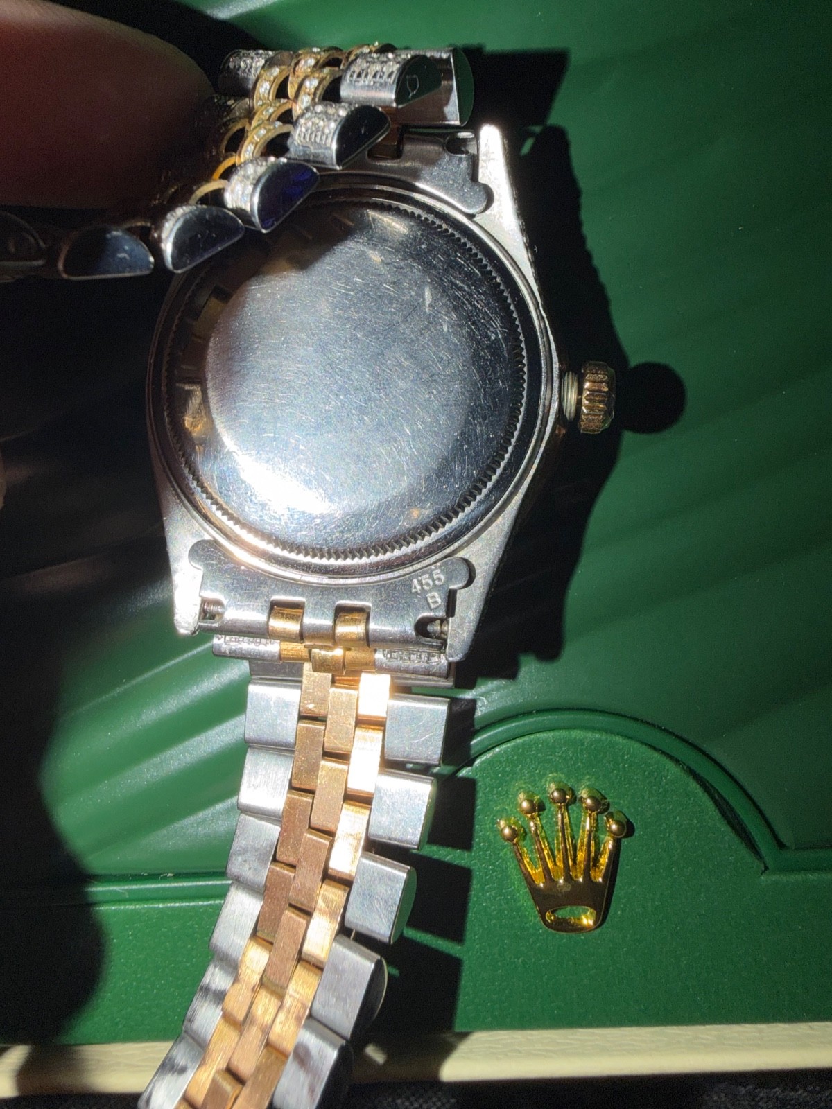 rolex datejust 36mm jubilee two tone diamond arabic dial