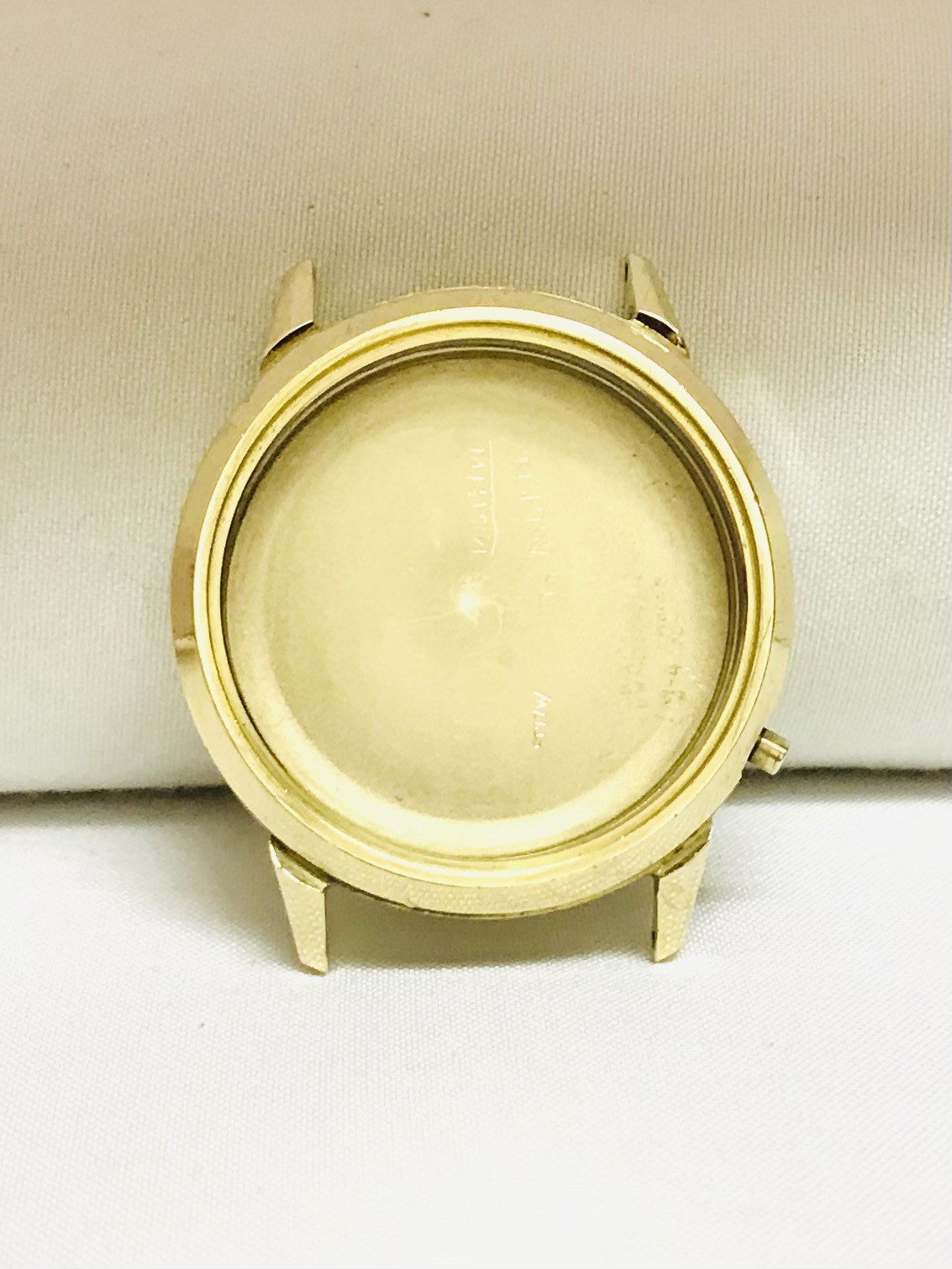VINTAGE 1967 MEN’S 14K SOLID GOLD BULOVA ACCUTRON 218 WATCH CASE