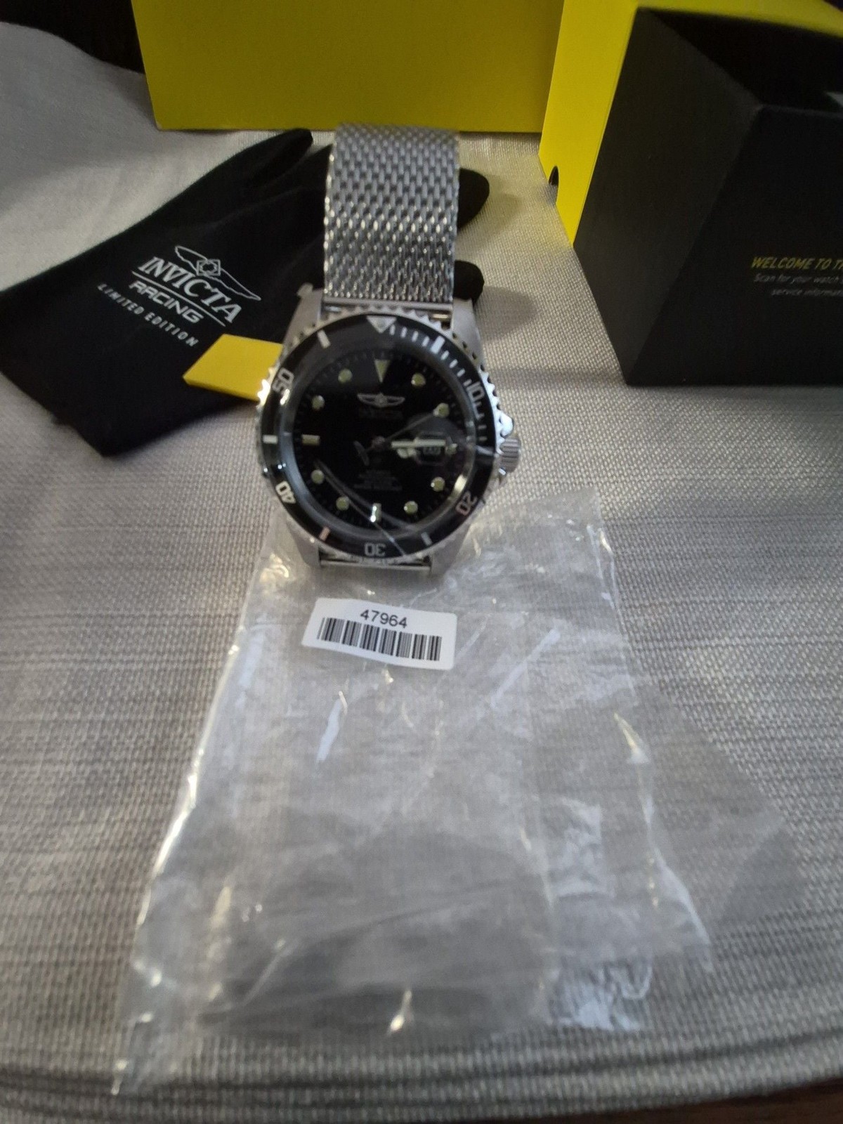 47964 Invicta Gran Diver Bastion Auto Men’s Watch SS