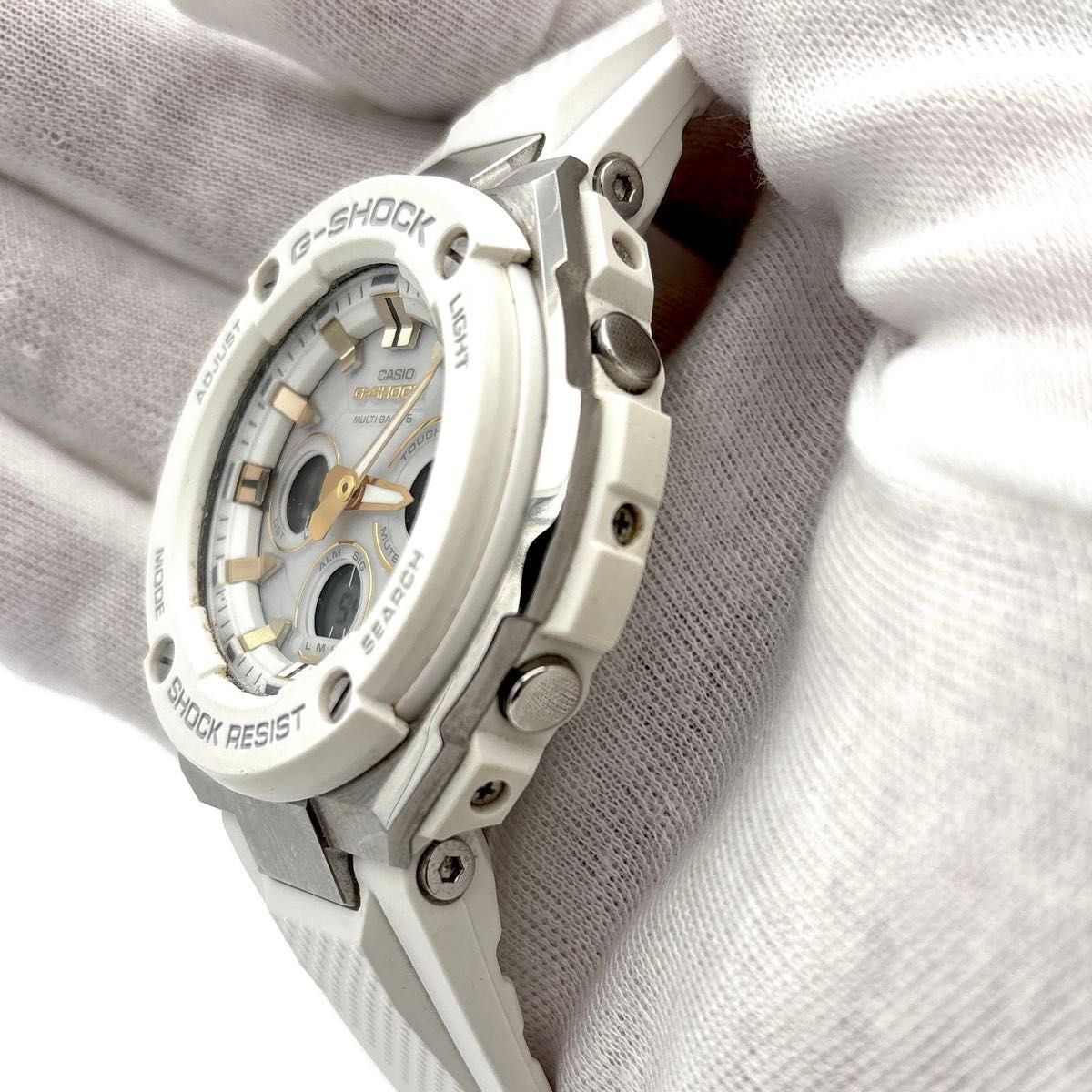 CASIO G SHOCK G STEEL GST W300 7AJF radio solar multi band 6 with box and manual