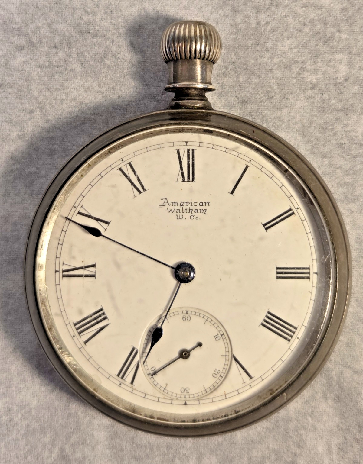 1891 American Waltham Pocket Watch Grade No. 8 Model 1884 14s 7j
