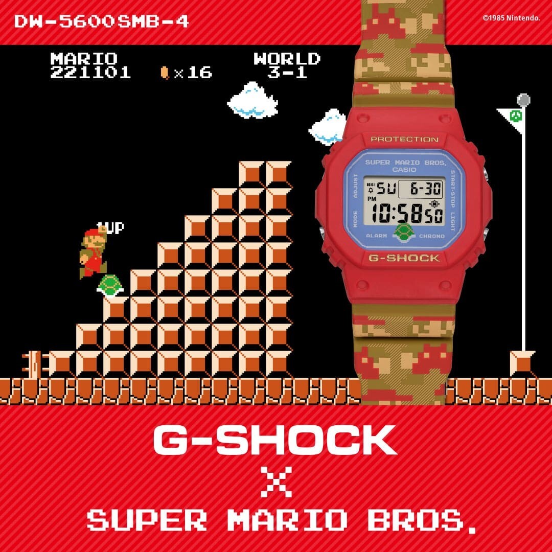 Casio Limited G-Shock x Nintendo SUPER MARIO BROs Watch NEW F/S – PRE-ORDER