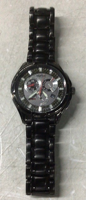 Citizen Eco-Drive E870-S065101 Perpetual Calendar Black Dial Bracelet Watch