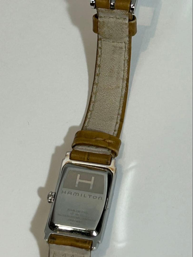 [Box Papers Full Set N/Mint] Hamilton Ardmore H112110 Square Quartz White Dial