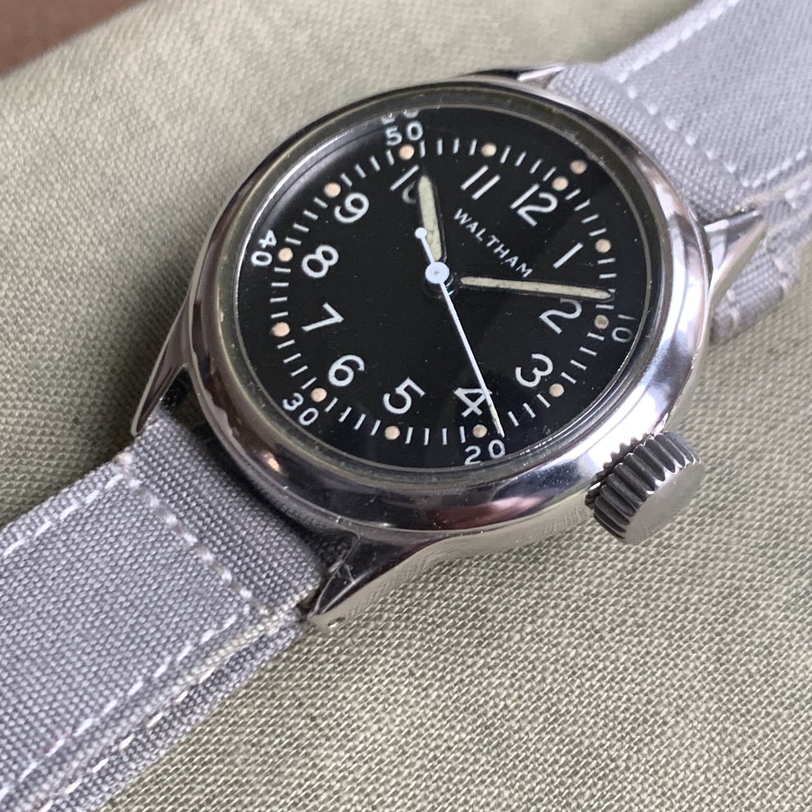 1942 Waltham NAVY FSSC-88-W-800 Hack Wristwatch #7