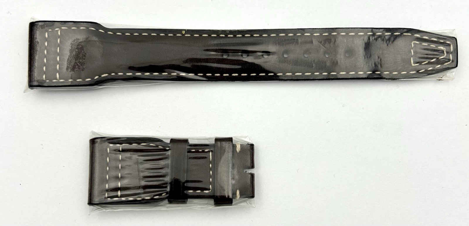 IWC Big Pilot Leather Watch Strap Brown 22/18mm Fold Clasp Ref A53023 – NEW