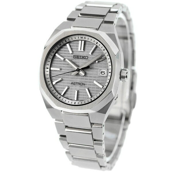 Seiko Astron SBXY099 Gray Silver Nexter Titanium Radio Solar Men Watch Japan