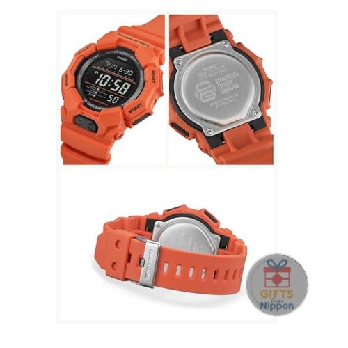 Casio G-Shock GD-010-4JF Digital Watch Orange Carbon Fiber Resin 10-Year Batter