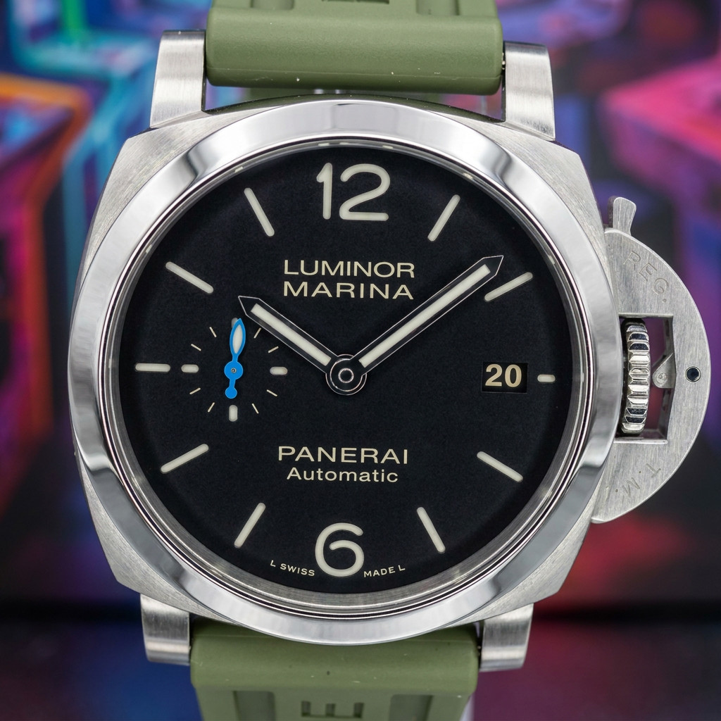 Panerai Luminor Marina Men’s Black Dial Watch – PAM01272 40MM