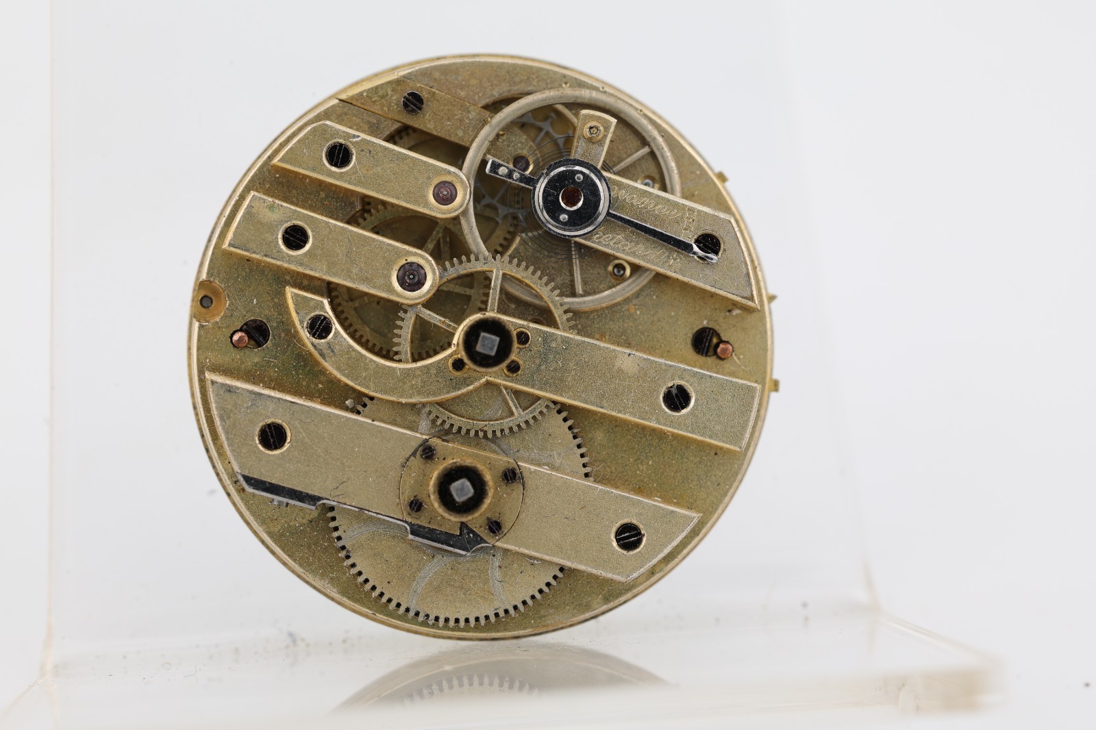 HIGH GRADE KEYWIND POCKET WATCH MOVEMENT, 40.95mm, RUNS (M11)