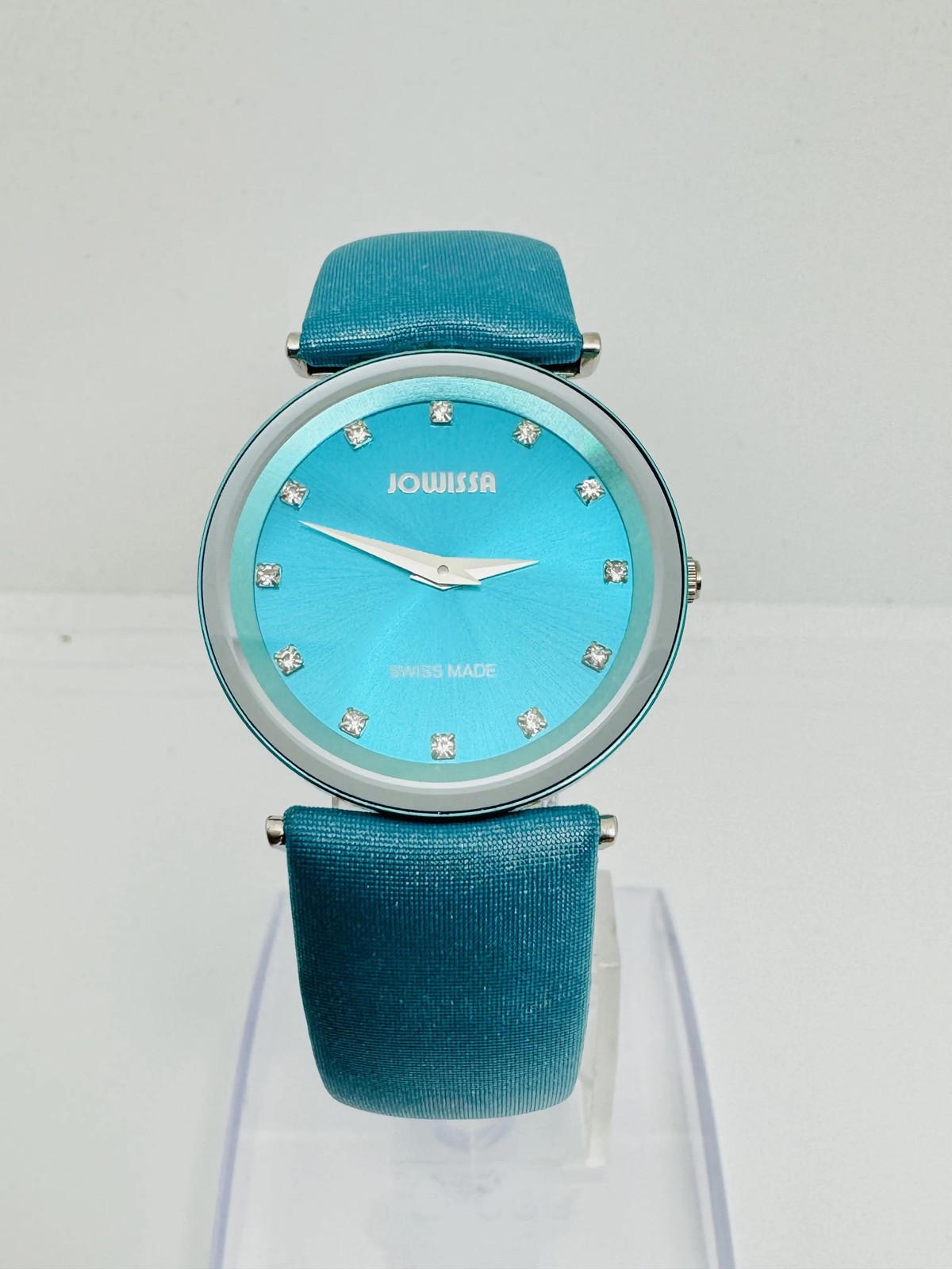 Jowissa Cara 30mm Steel Gemstone Marker Dial Ladies Quartz Watch J6.161.M