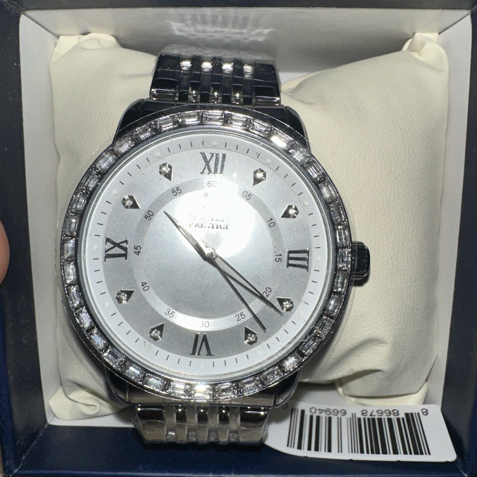 Silver Tone Mens Watch