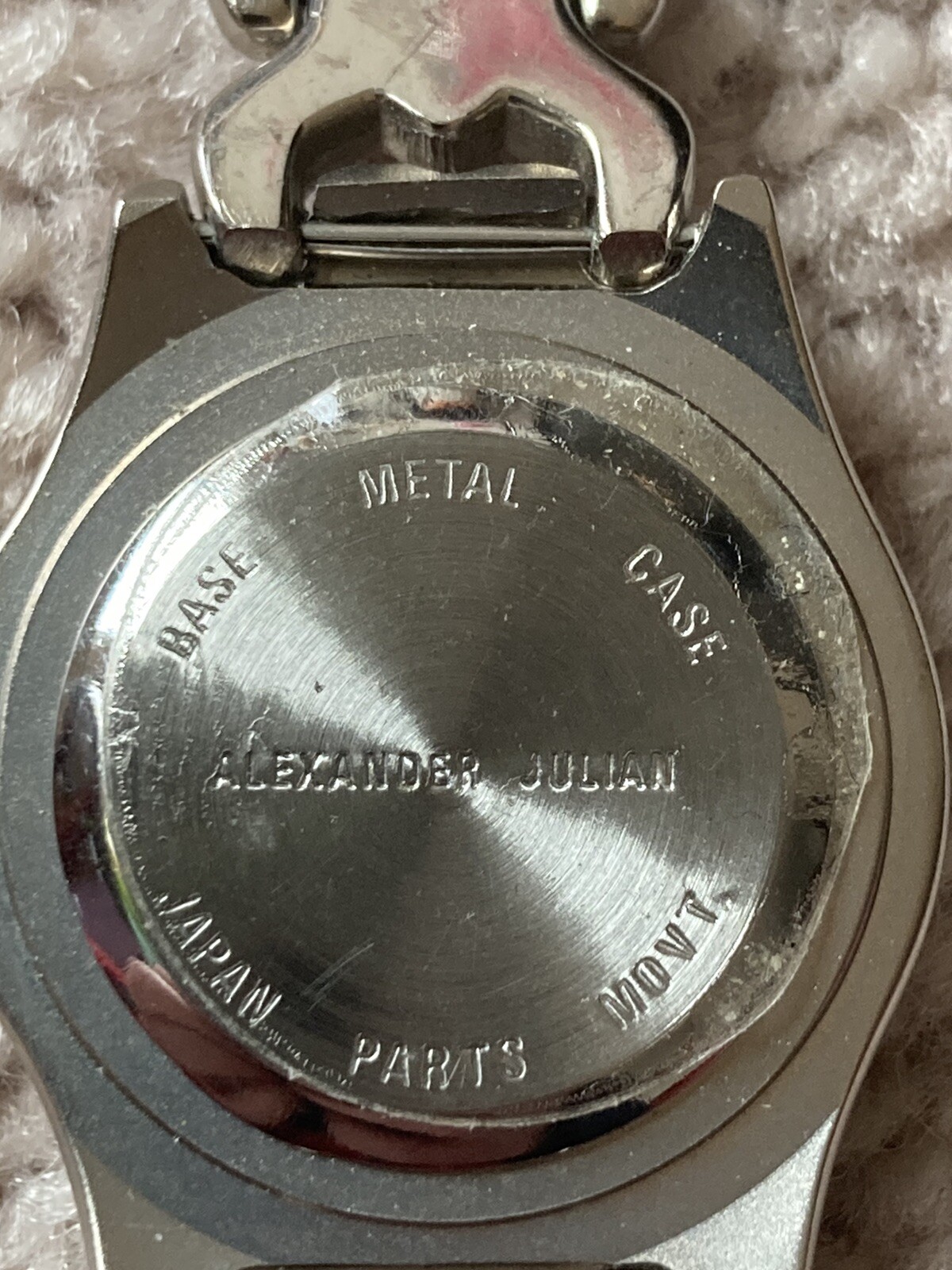 Alexander Julian Women’s Analog Dial Formal/Dress Quartz Watch Silvertone