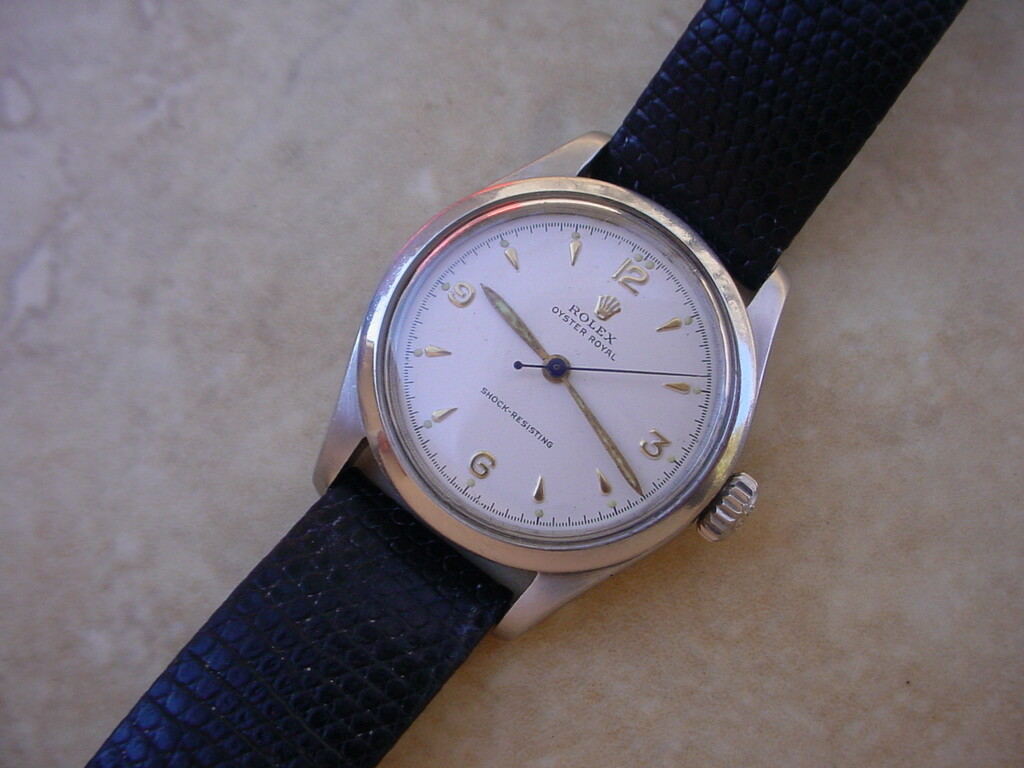 Vintage 1952 Rolex Oyster Royal 6244 White Dial. WOW!