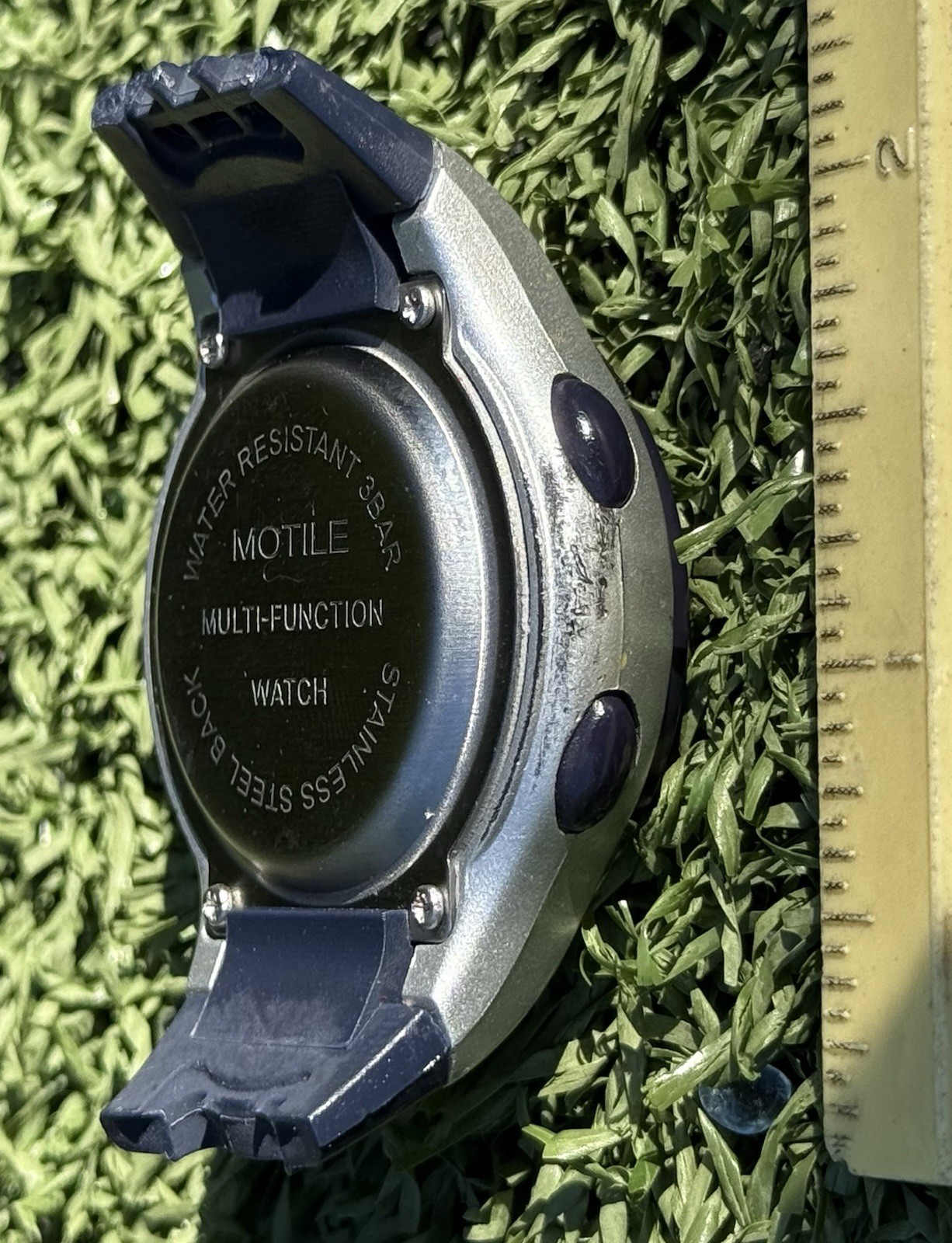 Motile WR30M Multi-Function Digital Sport Watch 3BAR Water Resistant Untested