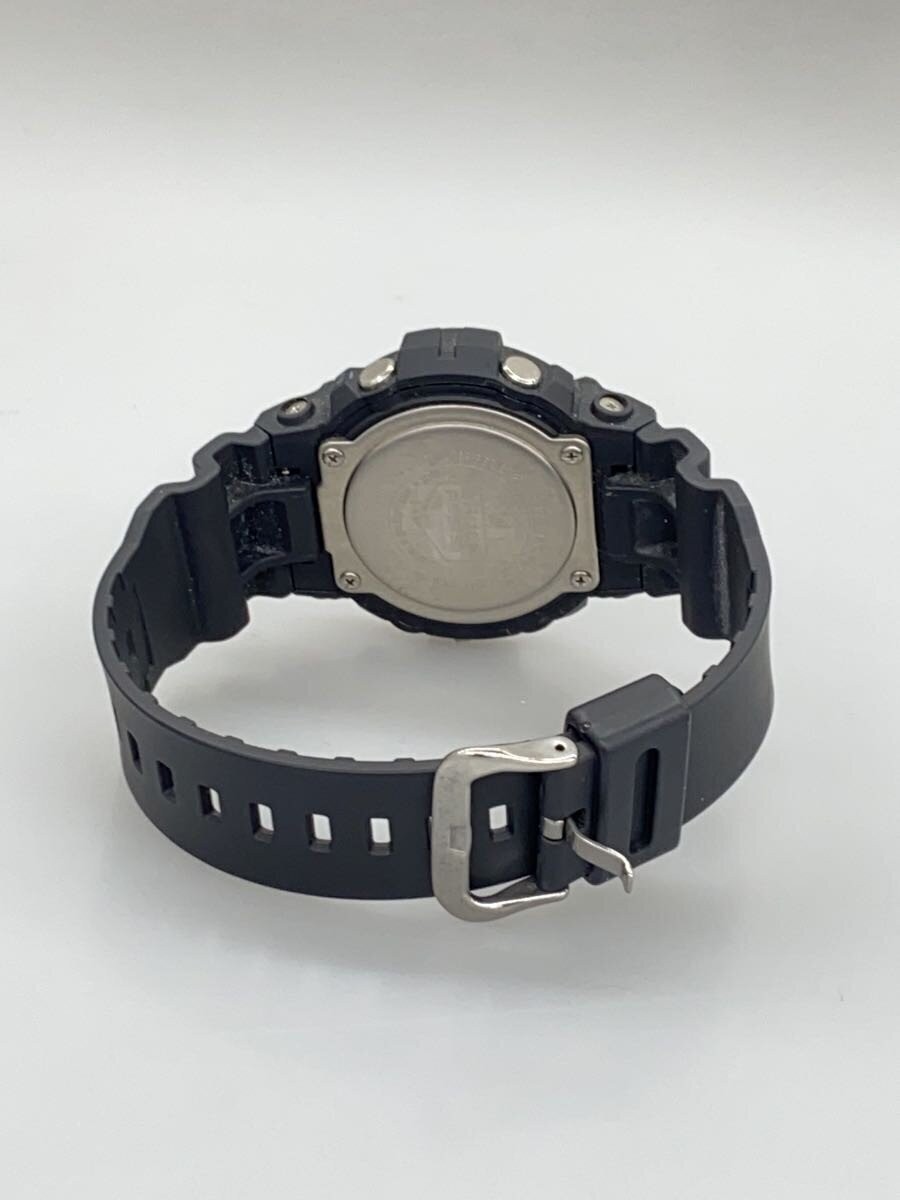 CASIO GA-800 Quartz Analog Rubber Black Watch Excellent JAPAN