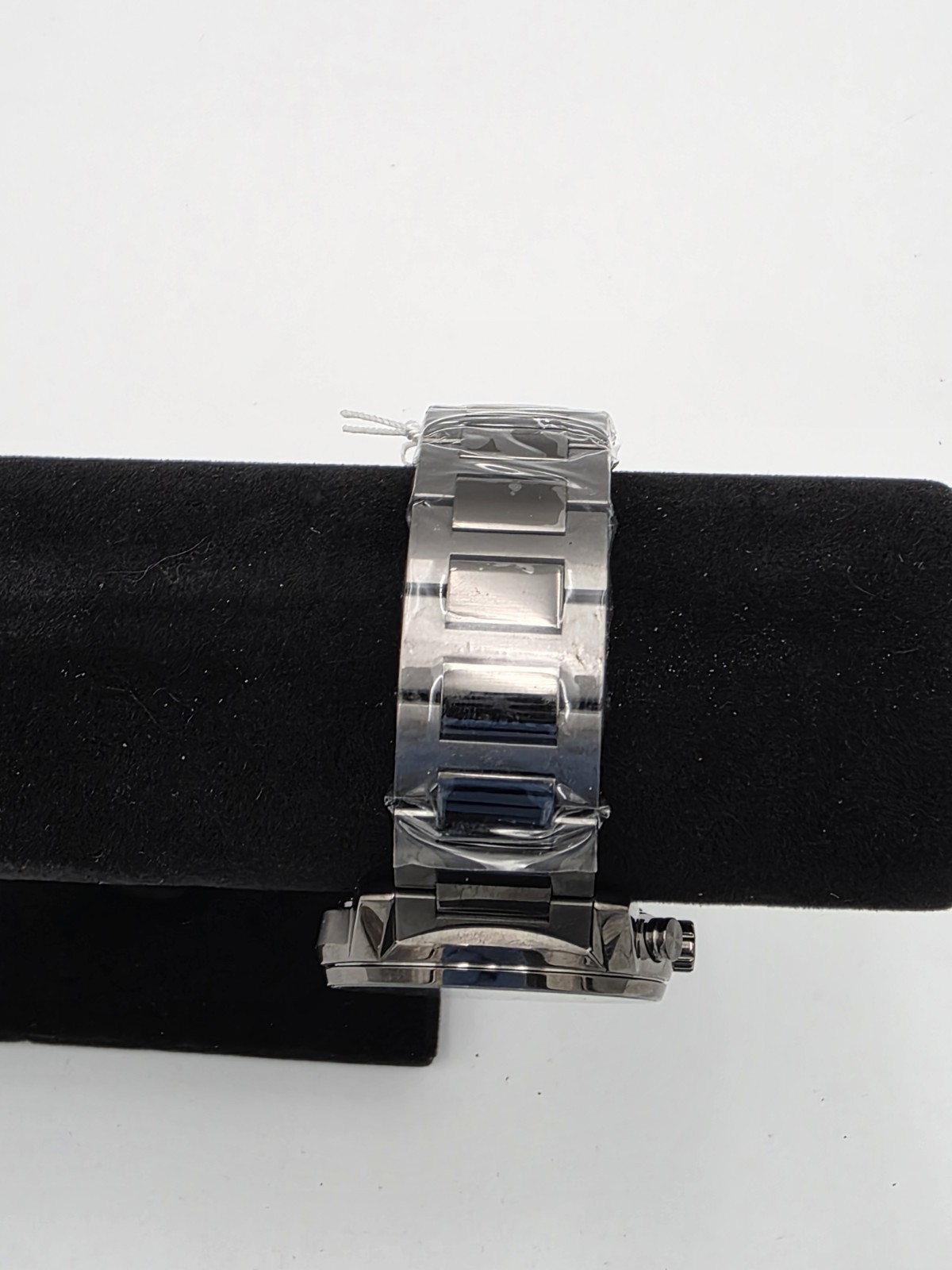 Movado Men’s Bold Verso Chronograph Date Silver Dial SS Bracelet Watch 43mm