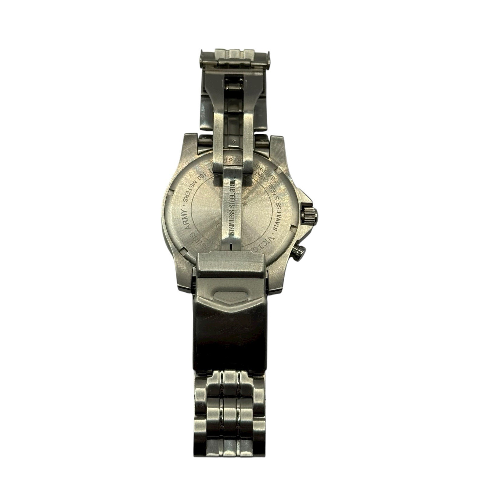 Victorinox Swiss Army Men’s Maverick II White Dial Steel Bracelet Watch 24834