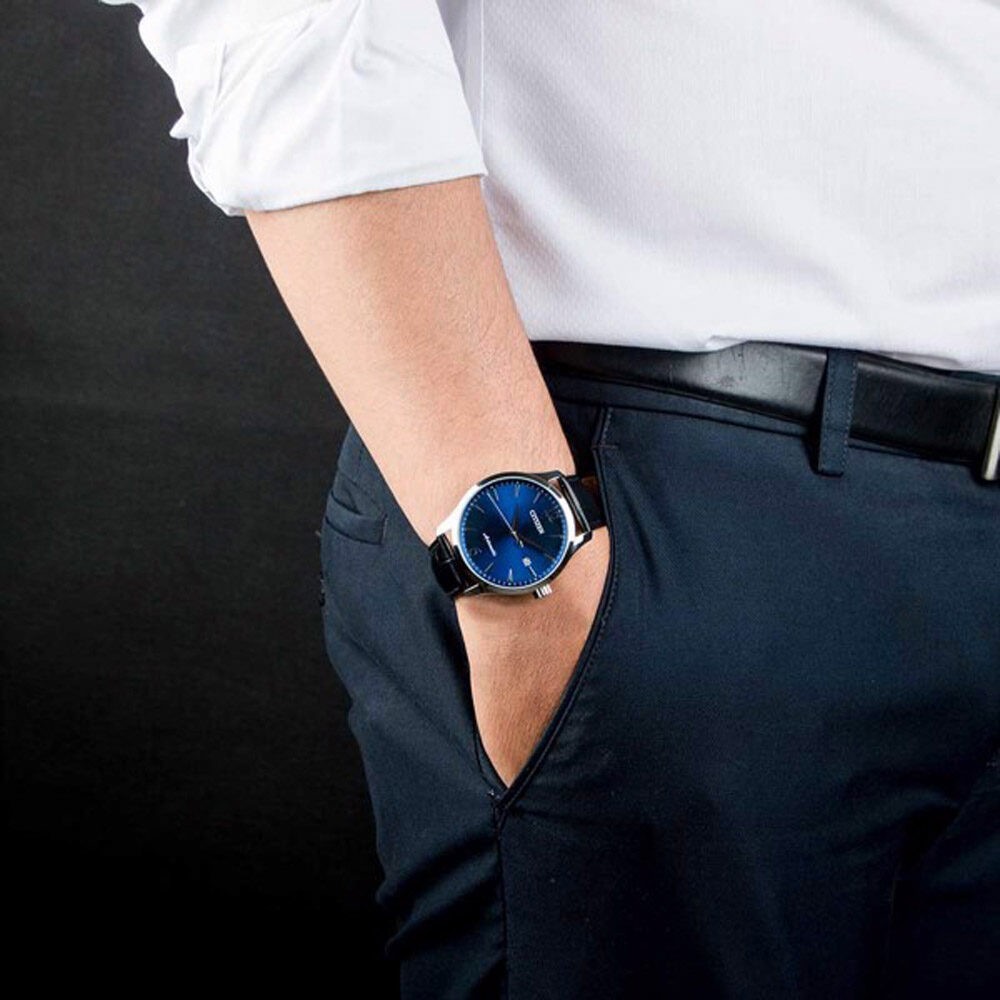 CITIZEN NJ0110-18L BLUE DIAL AUTOMATIC 40MM CLASSIC DRESS WATCH 8210