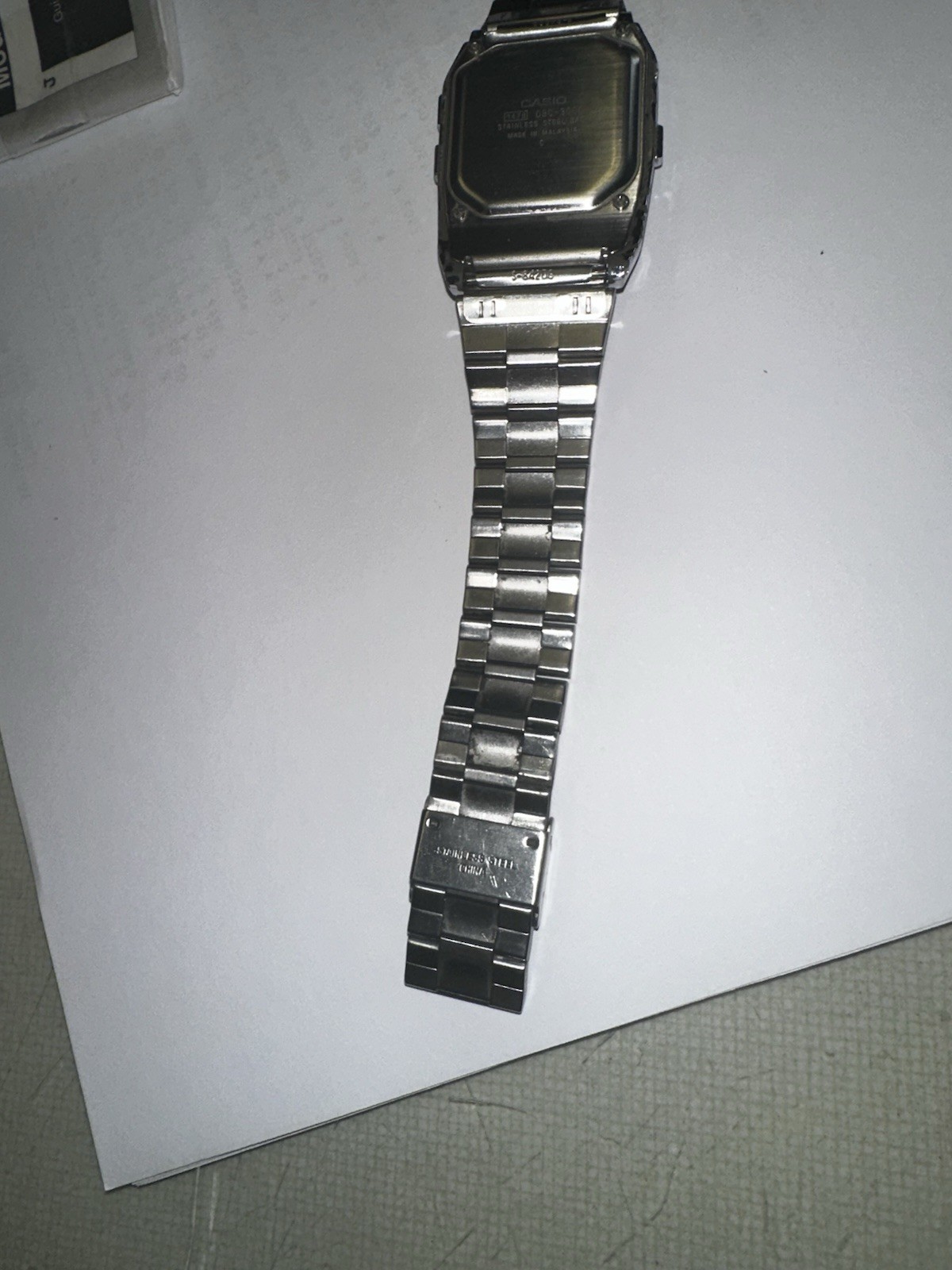 Casio Data Bank 300 Digital Calculator Watch Alarm Stopwatch Illuminator Manual