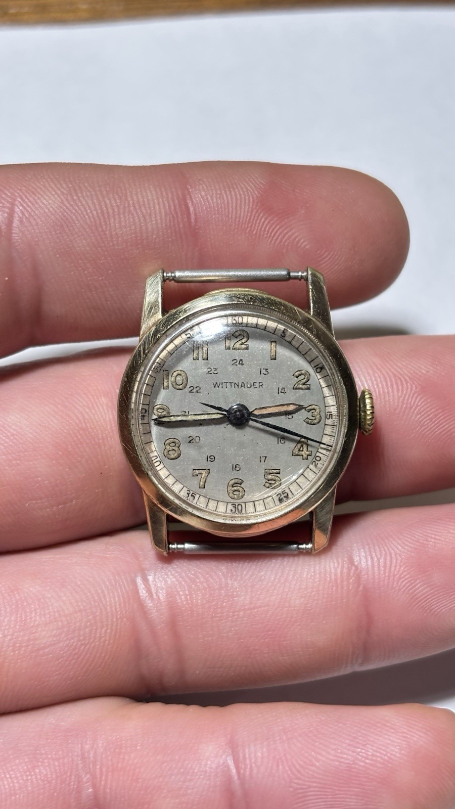 Vintage Wittnauer Military 24 Hr Dial Men’s Watch