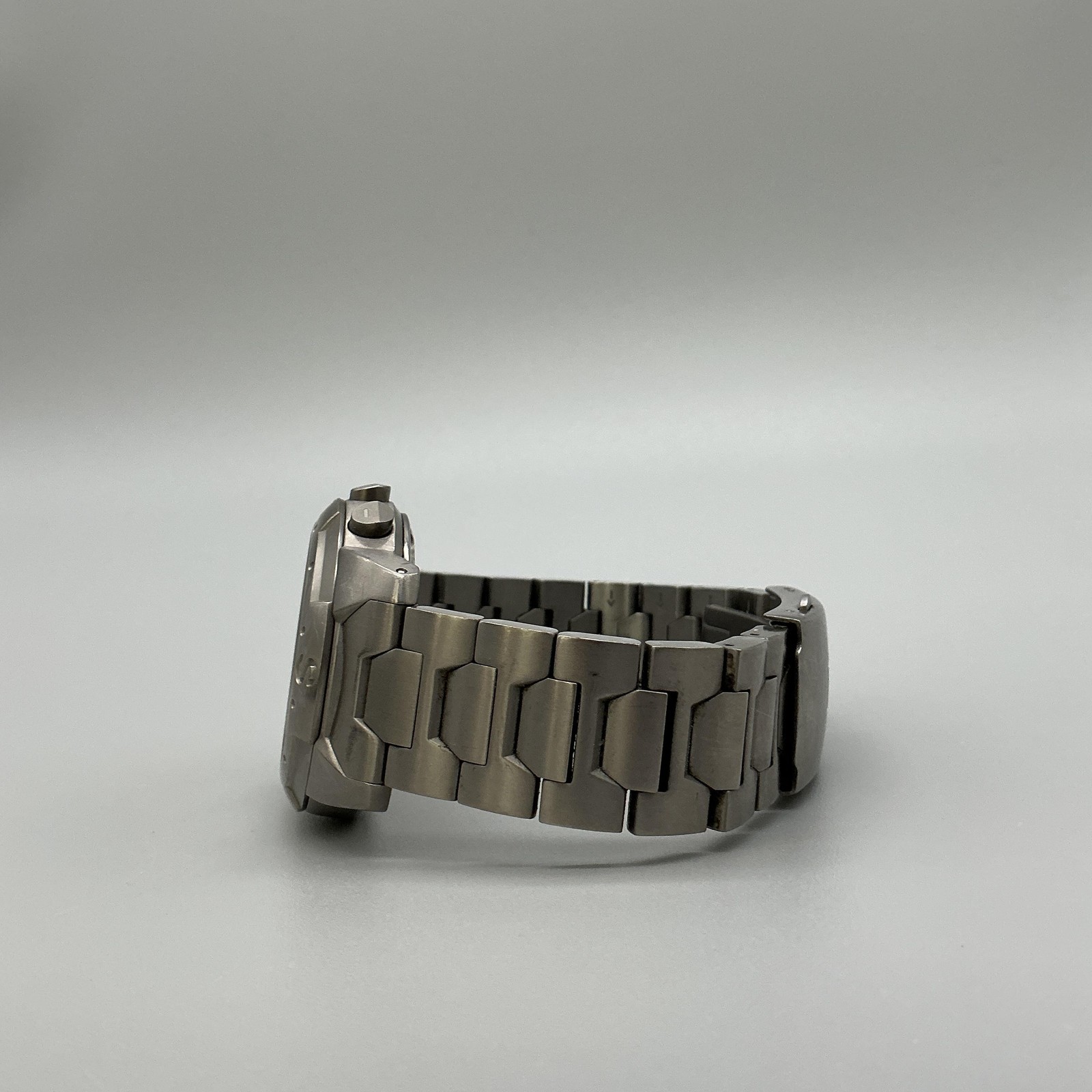 Tissot T-Touch Mens Watch 40mm Black Dial Titanium Bracelet New Battery 7.5″
