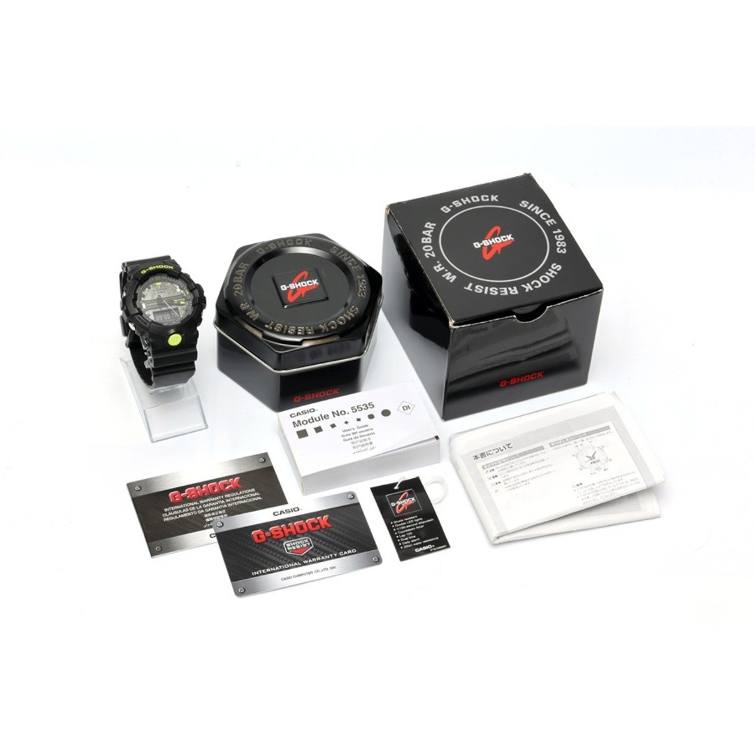 CASIO G SHOCK GA 800 Series GA 800DC 1ADR Quartz Black Silver
