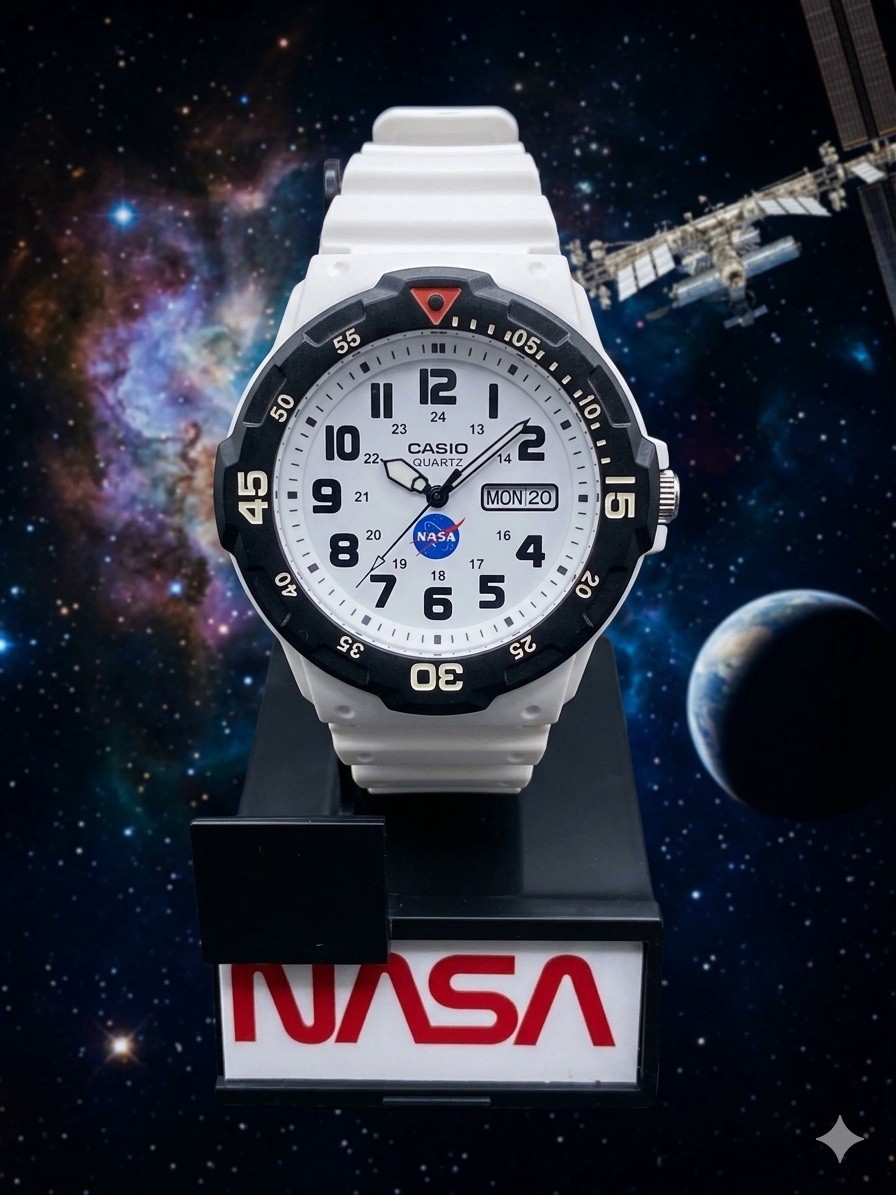 Custom MOD MRW200h NASA WHITE DIAL