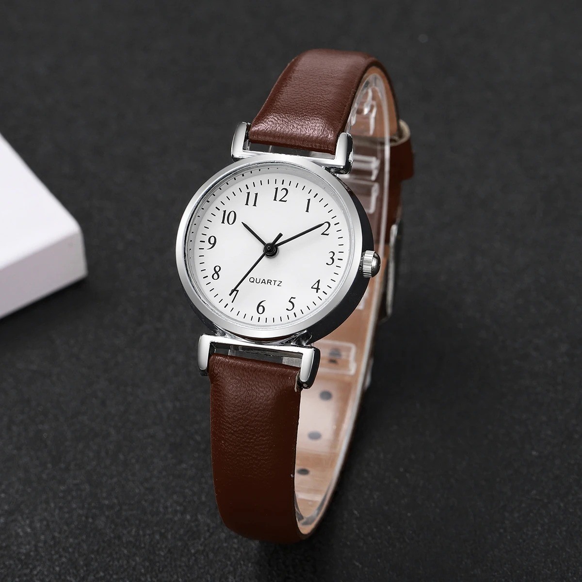 Small Dial Women’s Watch – Simple Leather Band, Analog Quartz Wristwatch,Fashion