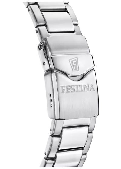 Festina Diver Professional Day/Date (46.3mm) Orange Dial / Stainless F20665/5