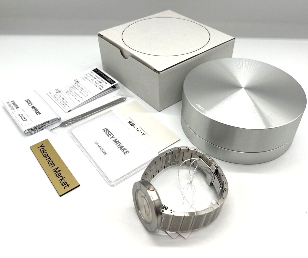 Issey Miyake To NY0N001 Tio Yoshioka Tokujin Designed IM-SILAN001 Wrist Watch