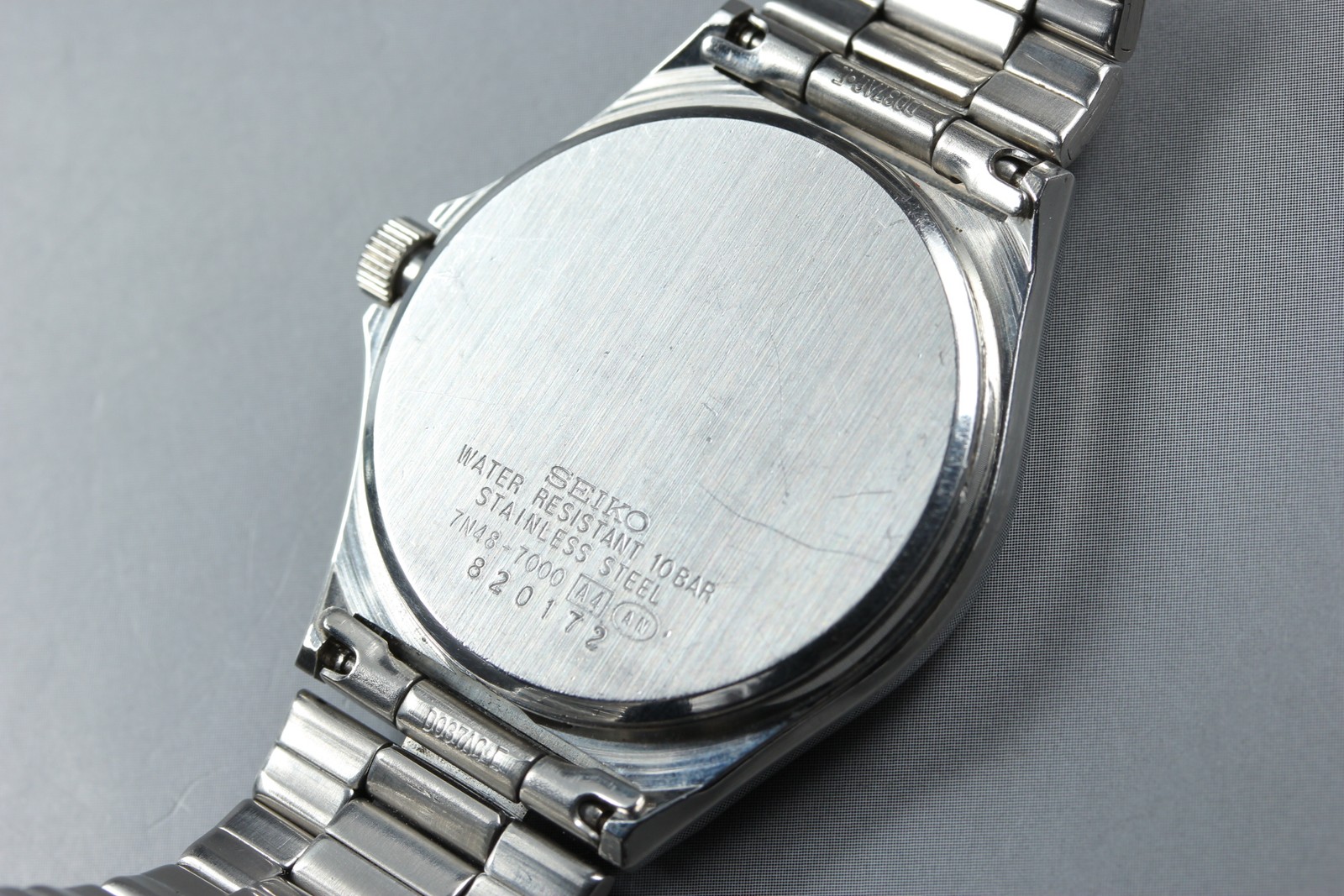[Near MINT] SEIKO Spirit 7N48-7000 34mm White Dial Qz Men’s Watch from JAPAN