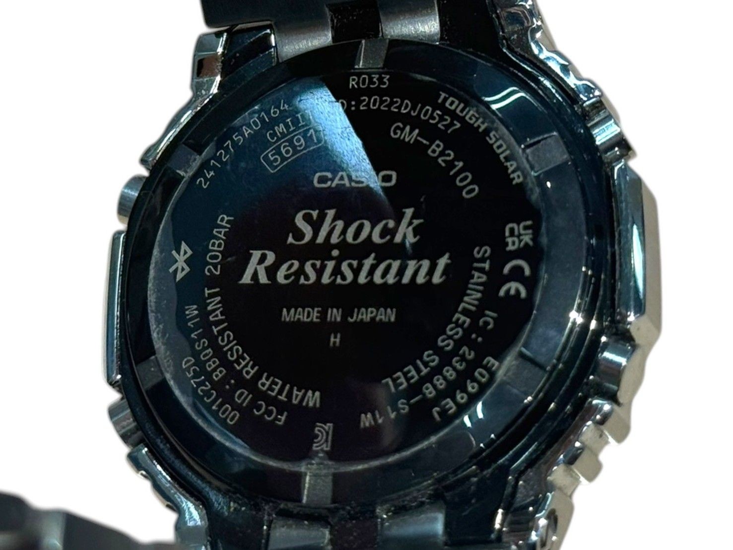 CASIO G-SHOCK Blue Full Metal Analog Digital GM-B2100AD-2AJF good condition