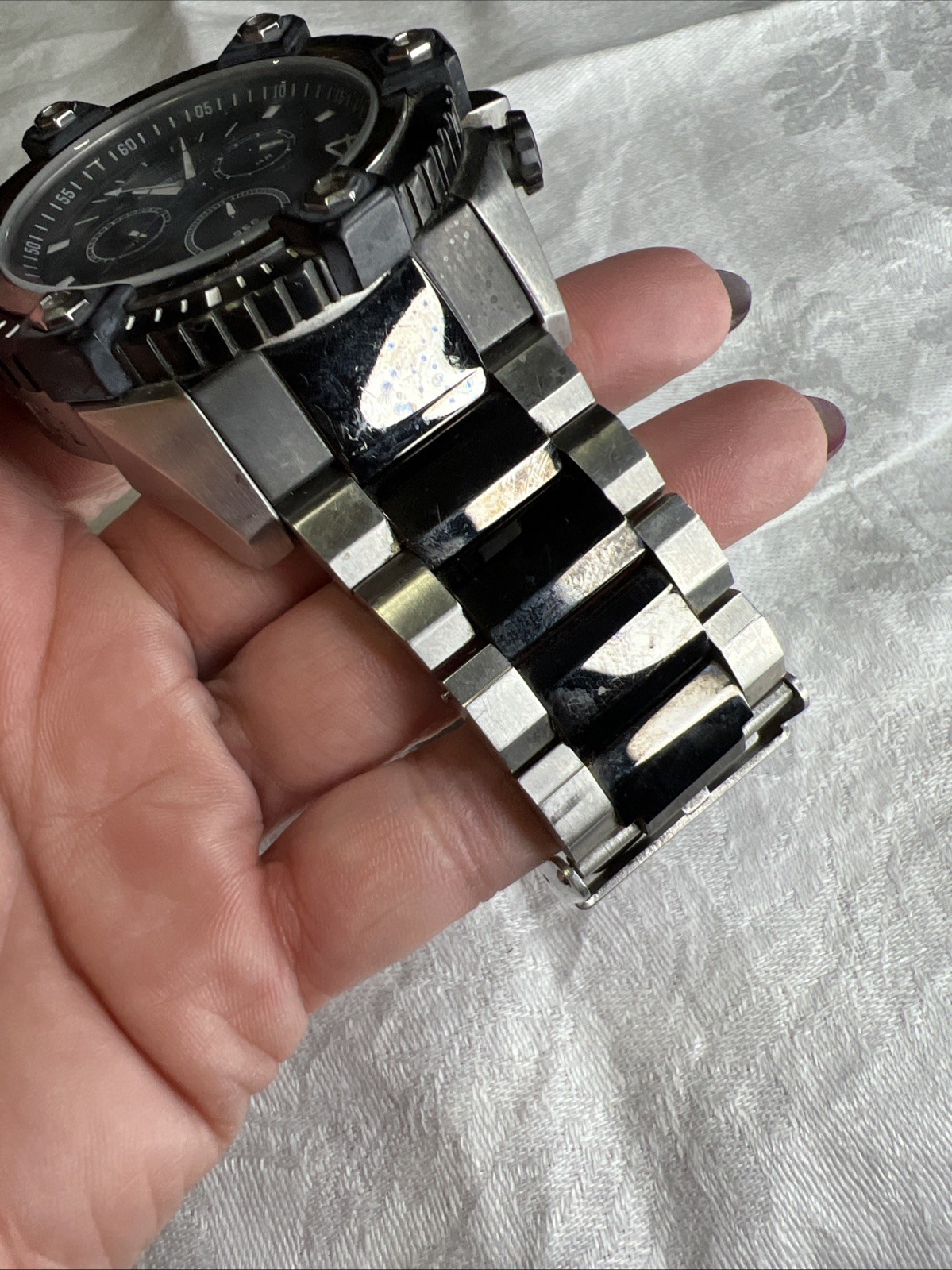 2 PC Invicta Watch Parts Repair Lot Reserve Venom Swiss Made Flame Fusion