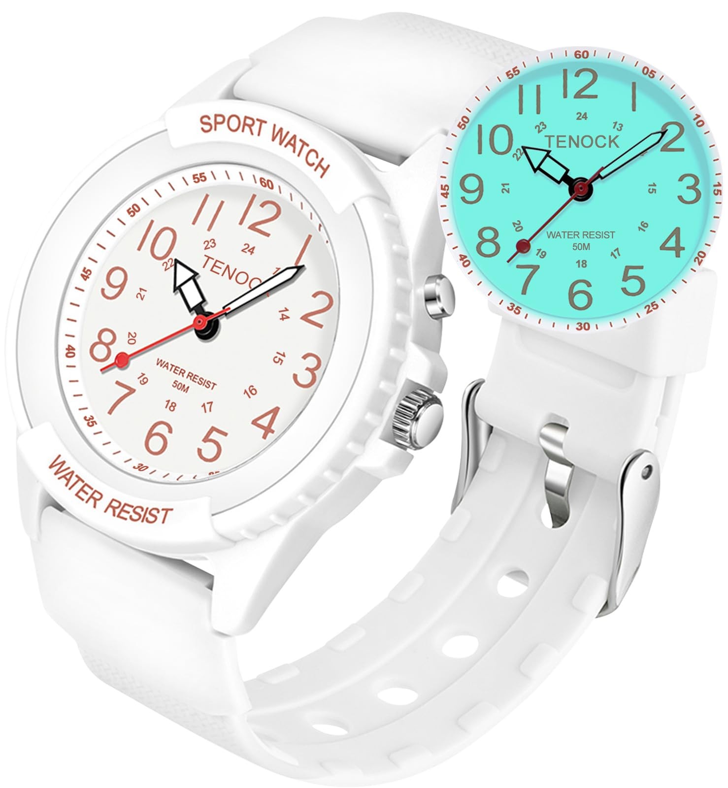 TENOCK Waterproof Nurse Watch for Medical Professionals Students Women Men, N…