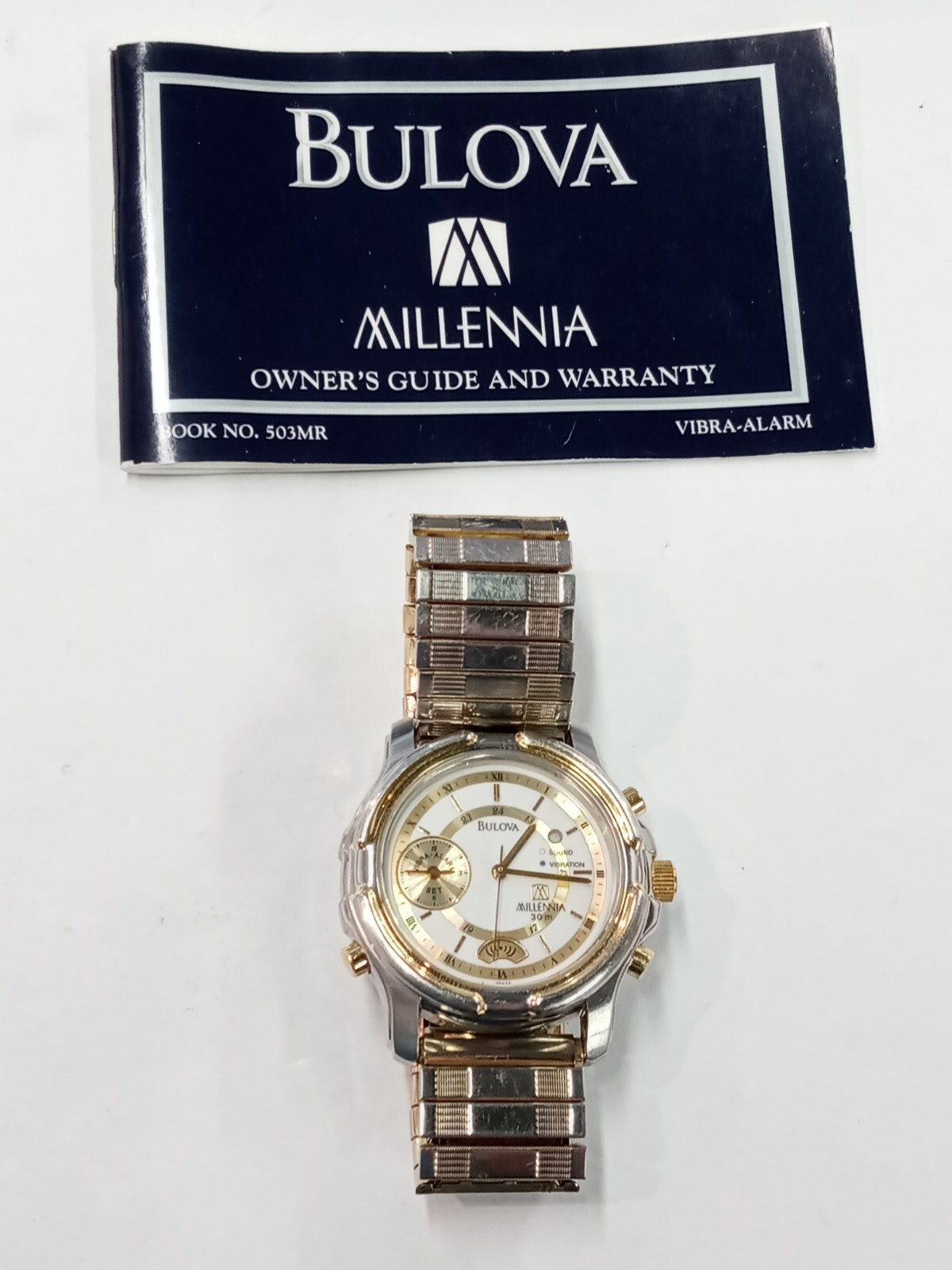 Bulova Millennia 30m Wristwatch w/ Manual RUNS (READ DESCRIPTION)