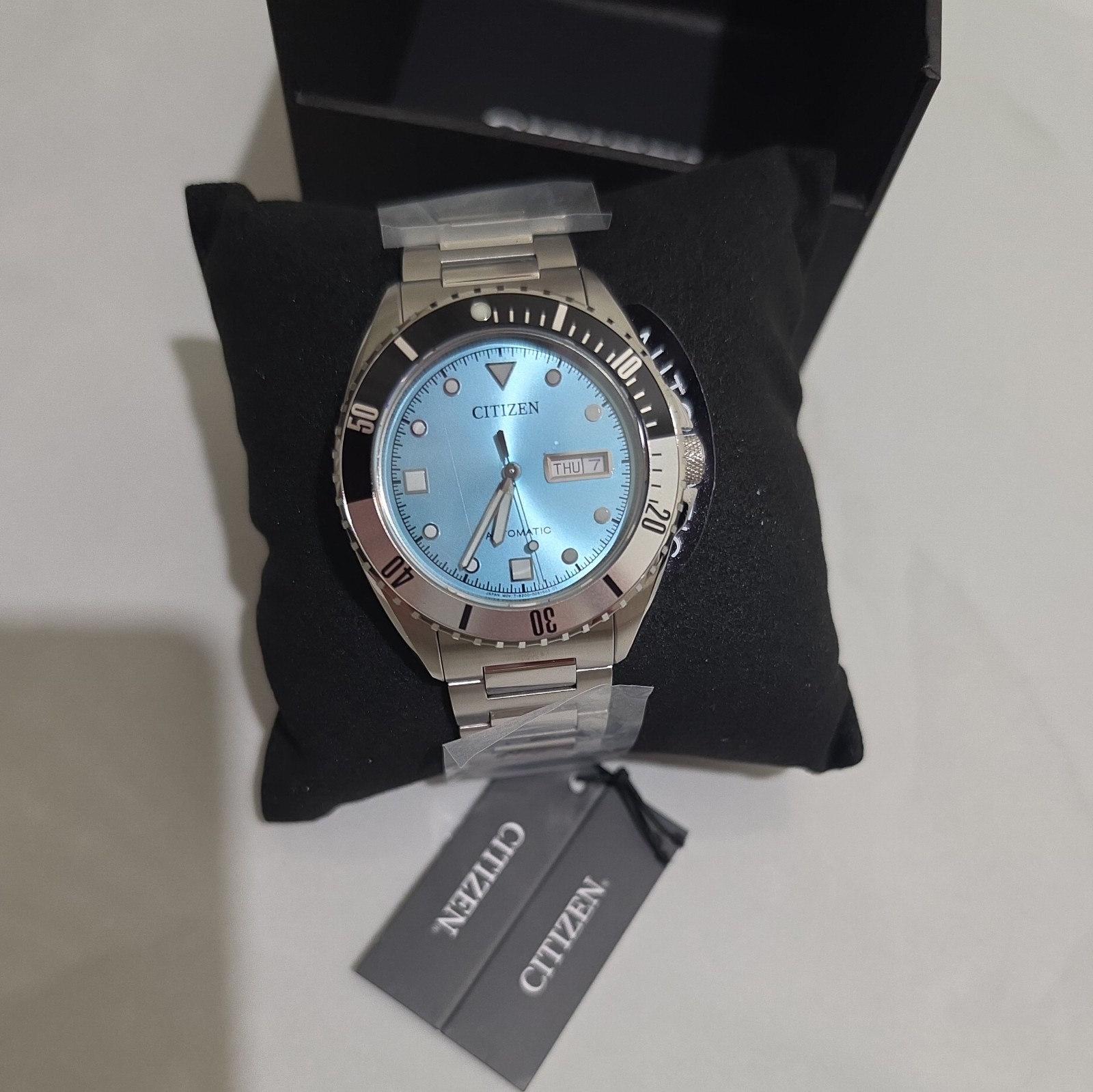 Citizen Automatic Sapphire Crystal Blue Dial NH7530-52L Sports Watch