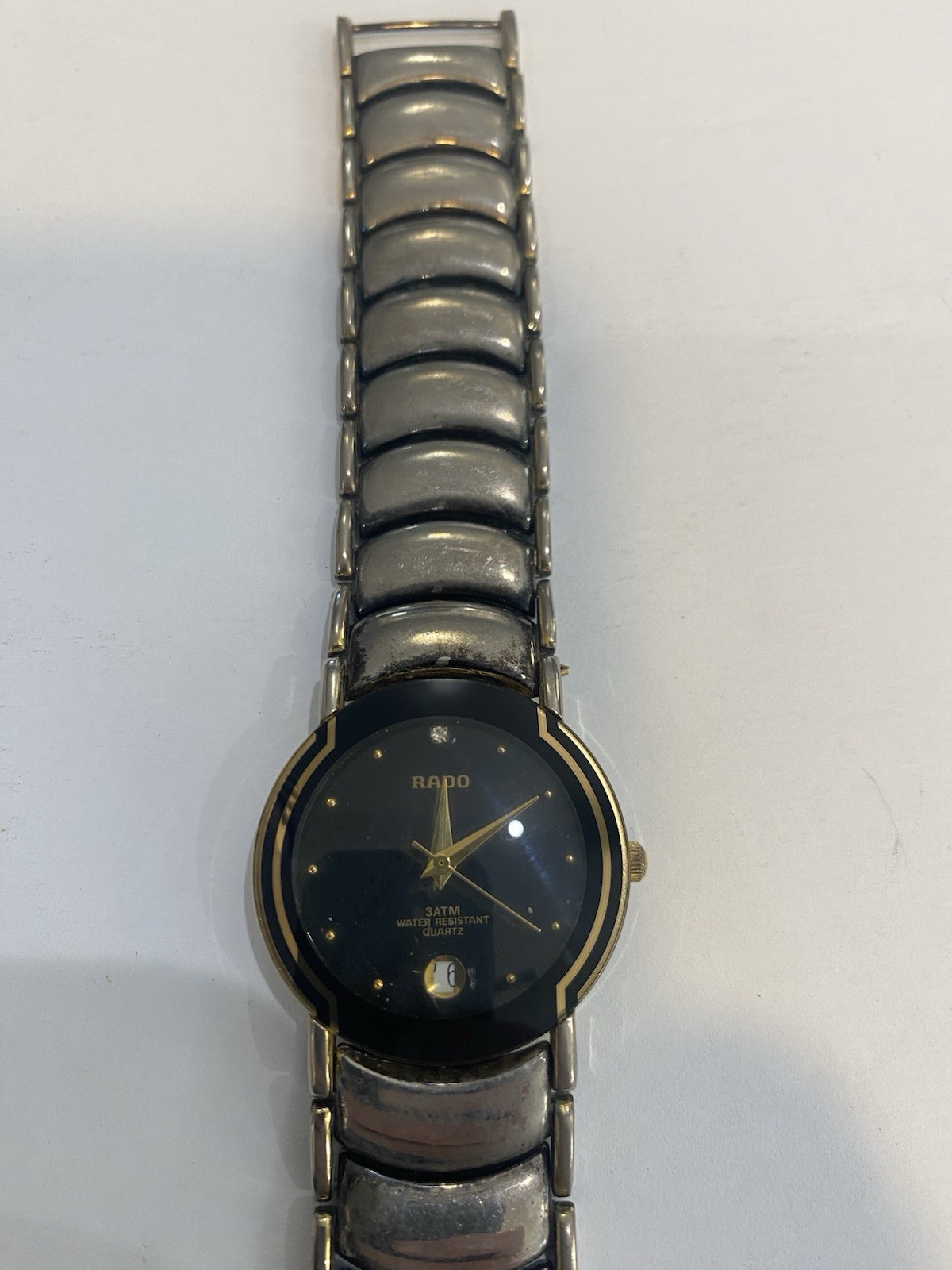 Rado Centrix Diamond Watch Swiss Movement Quartz Needs TLC