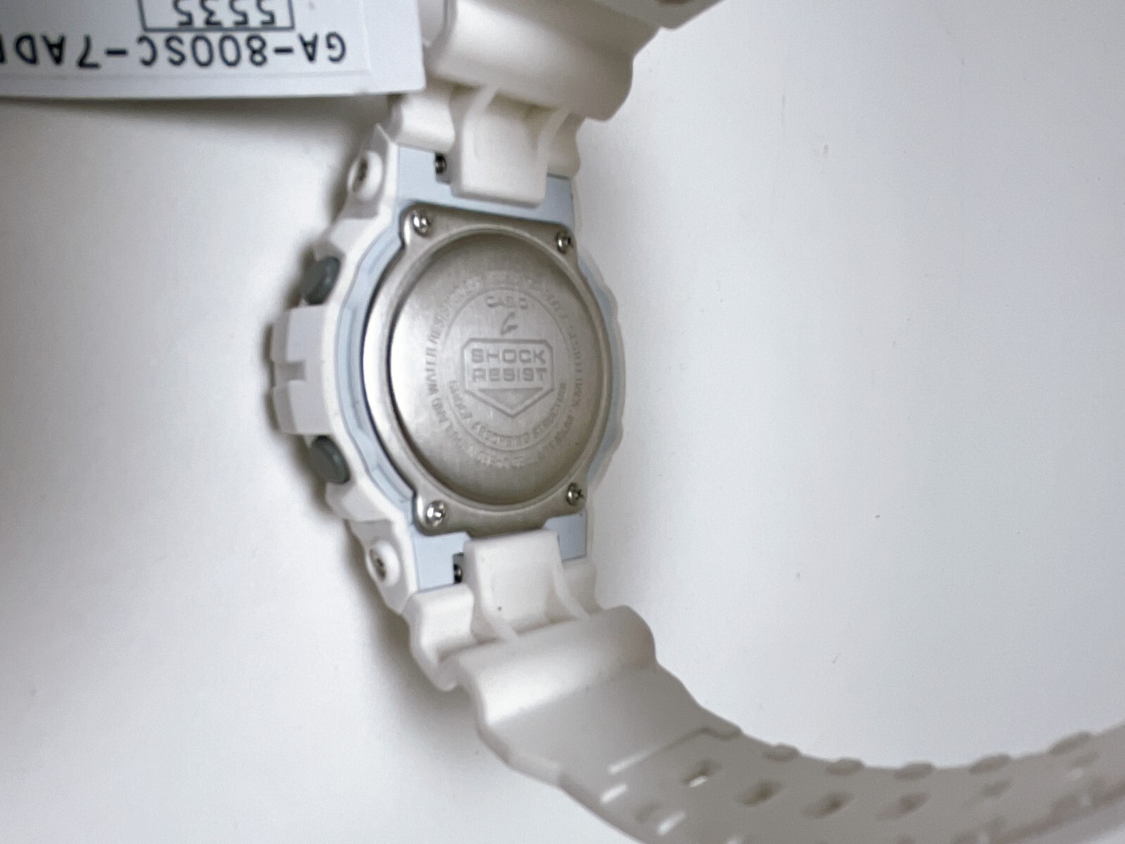 Casio G-Shock GA-800 5535 Men’s WristWatch WHITE Analog & Digital