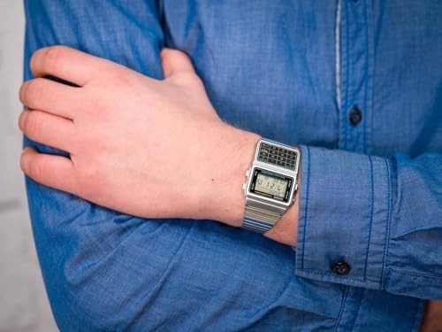 Casio Data Bank DBC-611-1DF Calculator Watch Silver Vintage Retro Japan New